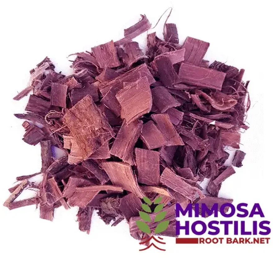 Whole pieces of Mimosa hostilis root bark